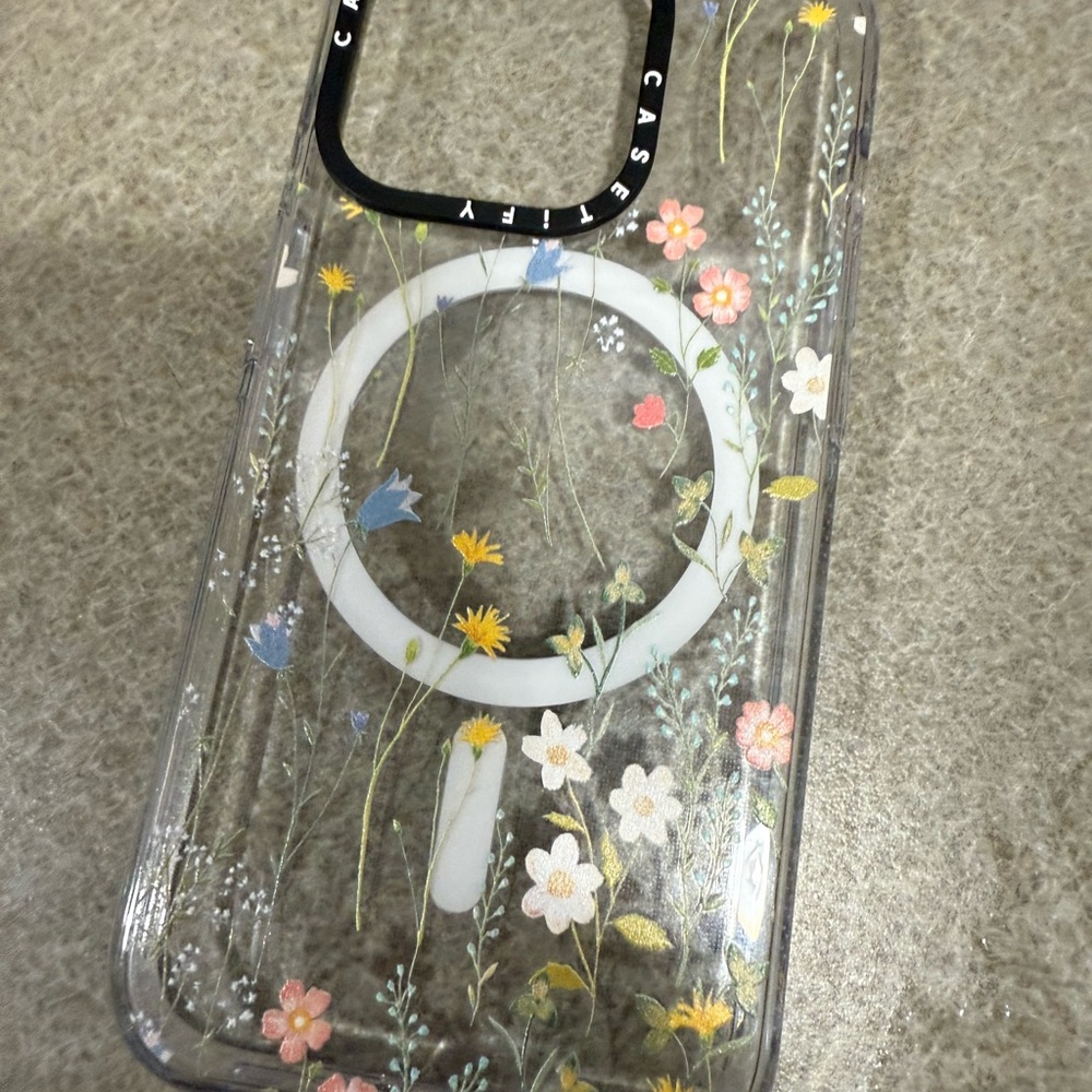 Casetify Gray iPhone 15 pro Case